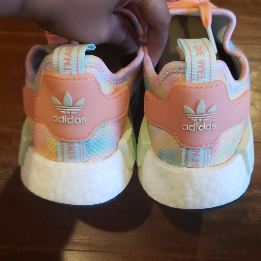 Adidas NMD R1 Tie Dye Athletic Sneakers - Picture 9 of 15